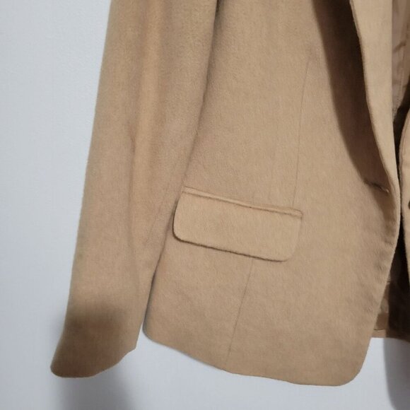 ORVIS Camel Wool Blazer Women Size 8 - Picture 8 of 12